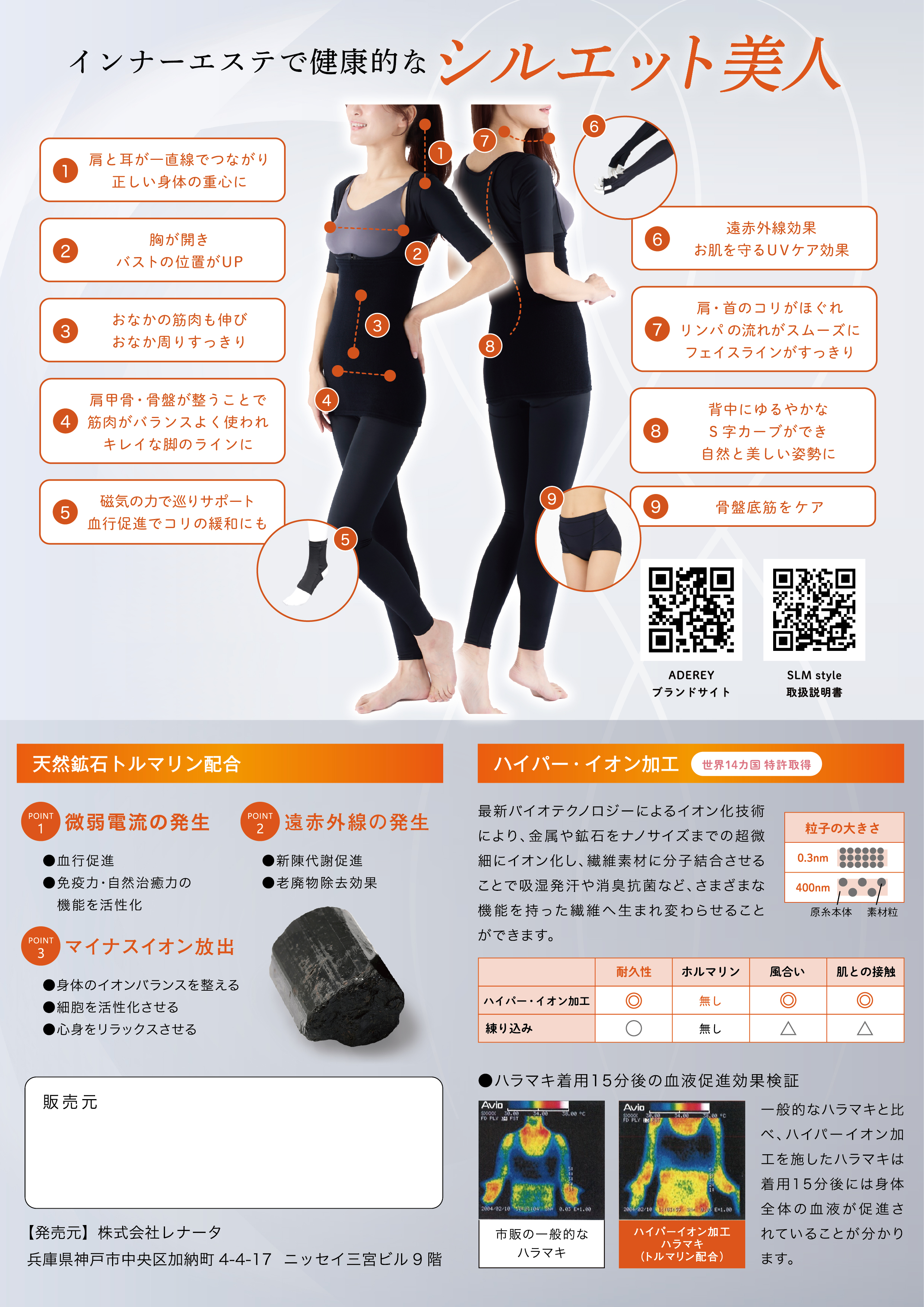 ADERAYスリムスタイルのチラシ裏